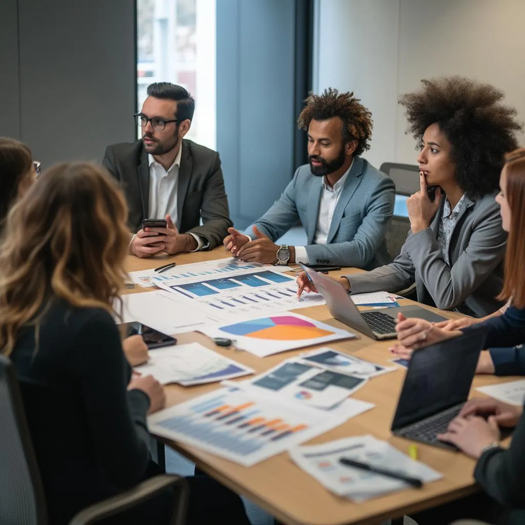 Equipo de ConsultArg en sesión de planificación estratégica